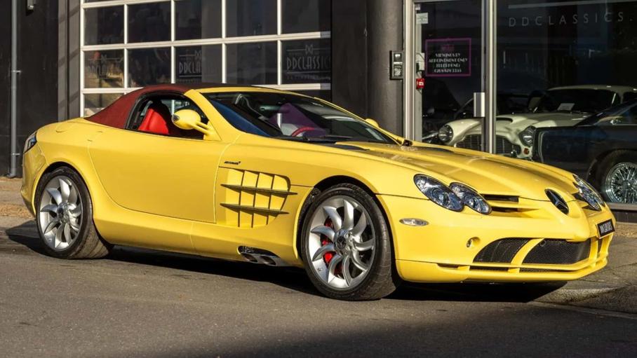 Единственный жёлтый Mercedes-Benz SLR McLaren Roadster выставили на продажу