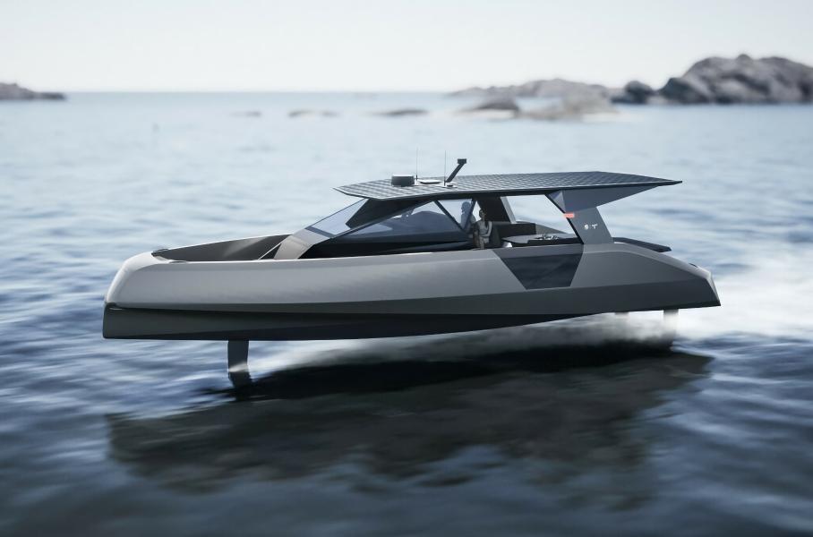 Представлена самая большая в мире яхта на подводных крыльях. Её дизайн разработала BMW