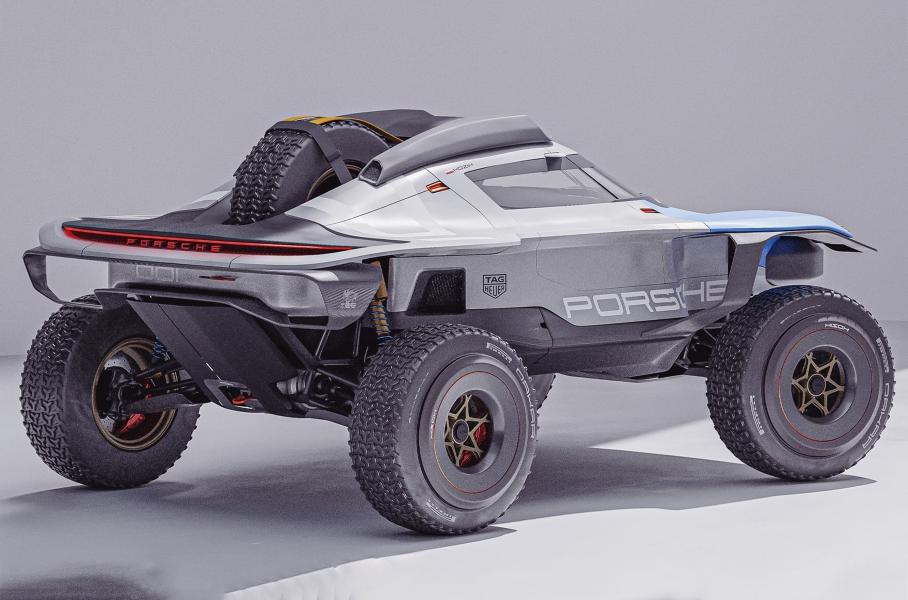 Независимый художник нарисовал внедорожник Porsche для «Дакара»