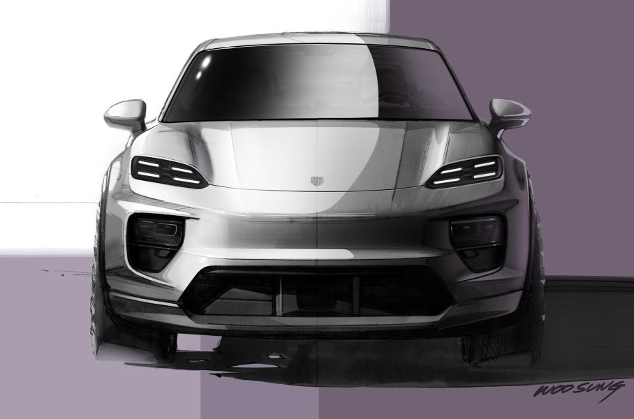Porsche опубликовала эскизы нового Macan