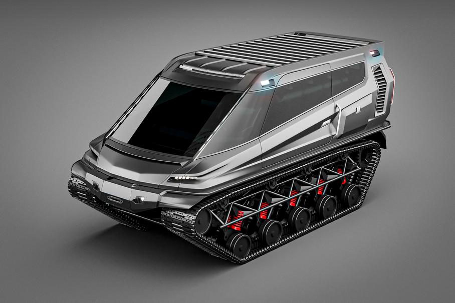 Российская Visuva показала новый концепт гусеничного вездехода