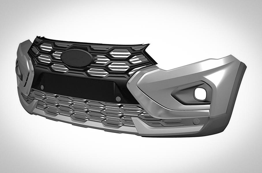 Раннее патентное изображение Cross-версии Lada Iskra, опубликованное в декабре 2023 года