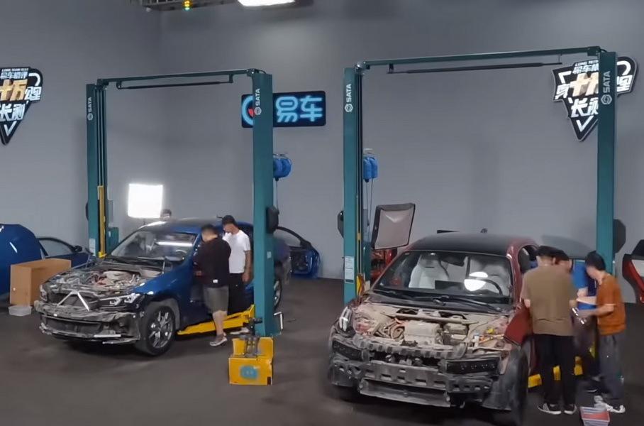 Китайцы разобрали Zeekr 001 после 100 тысяч км, сравнив его с BMW