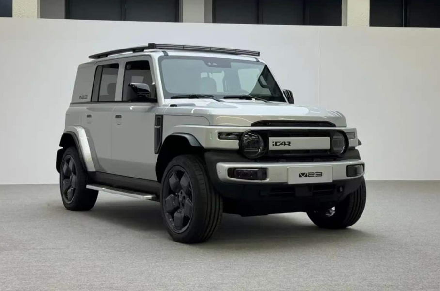 Chery и Xiaomi показали электромобиль iCar V23 с внедорожным дизайном