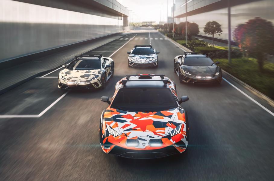 Lamborghini Huracan Sterrato получил спецверсию в камуфляже