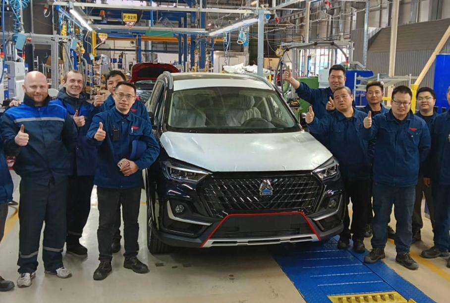 В Беларуси запустили сборку автомобилей VGV, которые будут поставлять в России