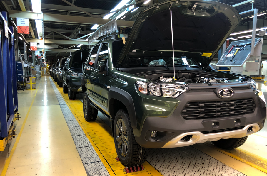 Производство Lada Niva Travel