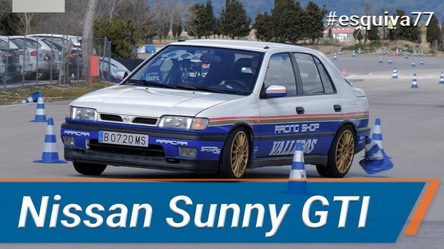 Видео: древний Nissan Sunny GTI проверили «лосиным тестом»