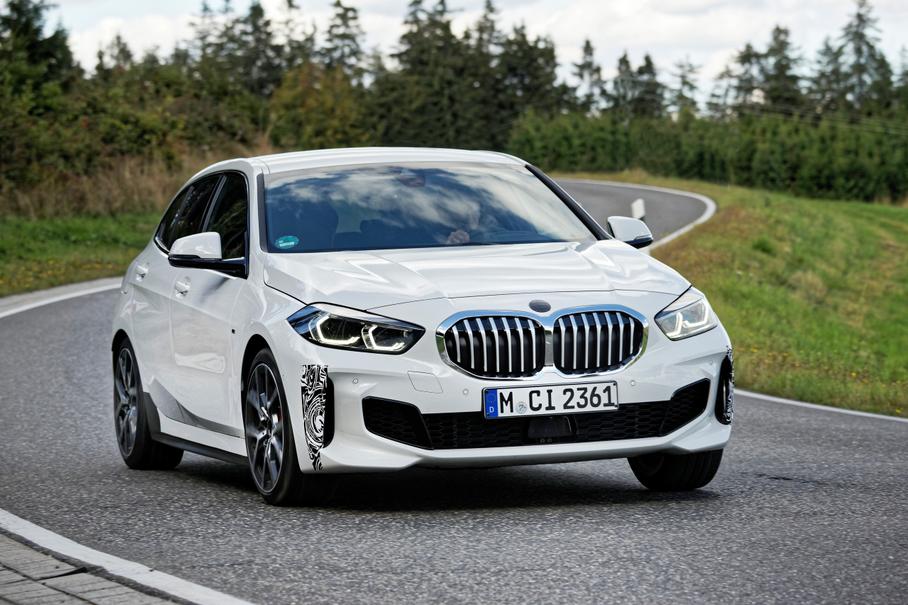 Предсерийный BMW 128ti в ходе испытаний