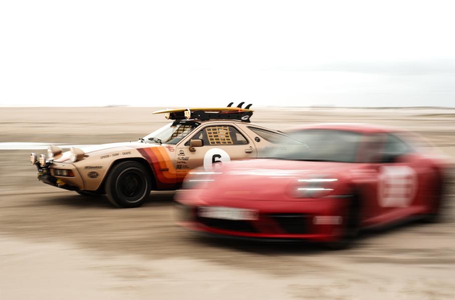 Porsche 928 превратили в стильное серф-такси