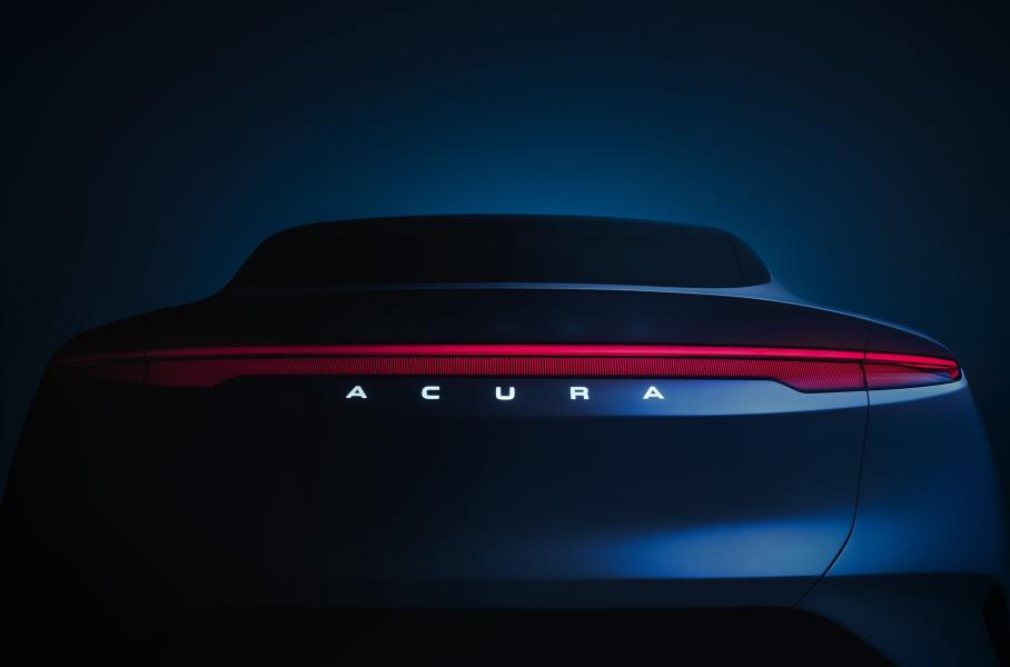 Новый электрический кроссовер Acura: первое изображение