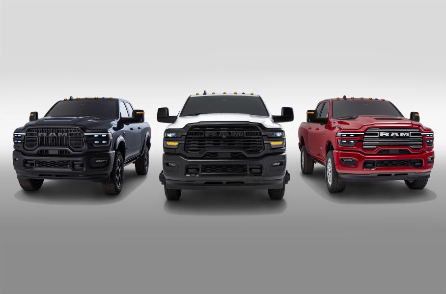Тяжелые пикапы Ram получат новый дизайн
