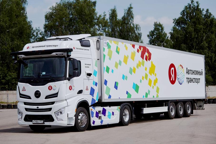 Яндекс вывел на дороги первый беспилотный грузовик