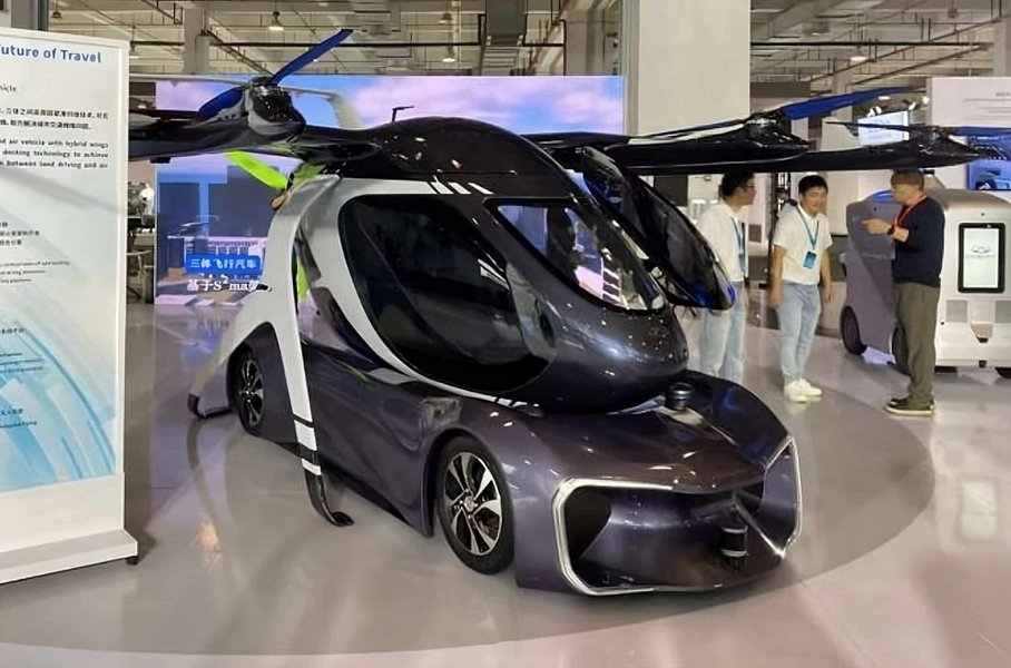 У Chery появился летающий автомобиль