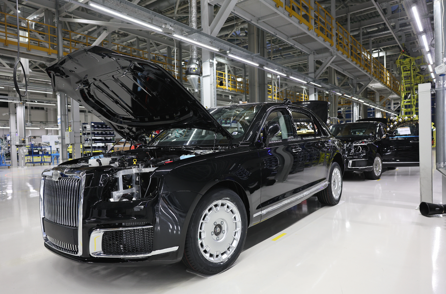 Производство Aurus на заводе в Елабуге