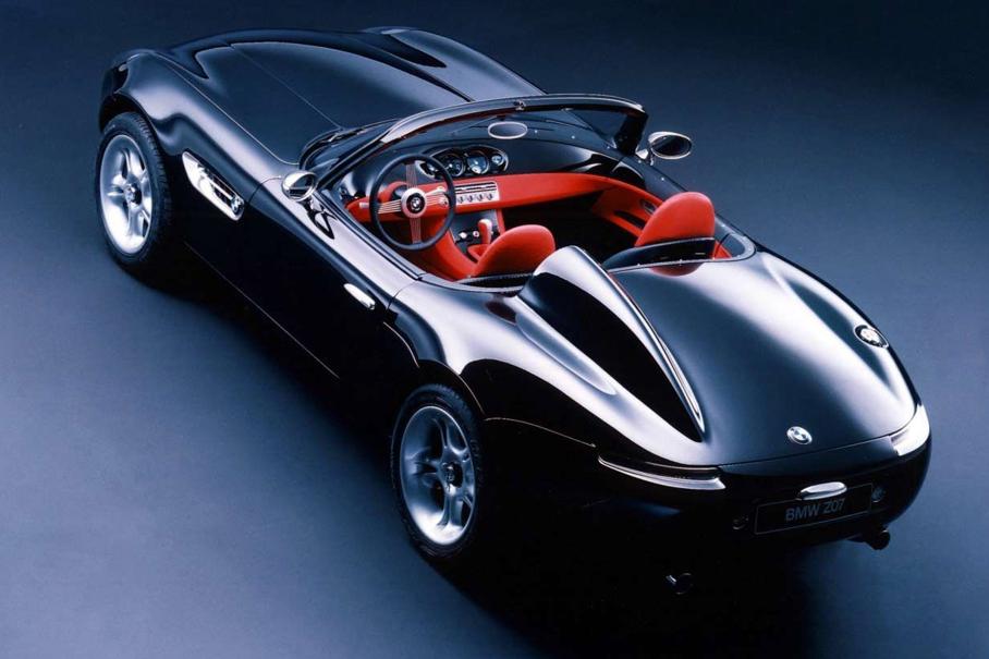 Так выглядел концепт BMW Z07, представленный на Токийском автосалоне 1997 года. Как видите, до серии он дошел практически без изменений — разве что лишившись ретро-плавника позади водителя.
