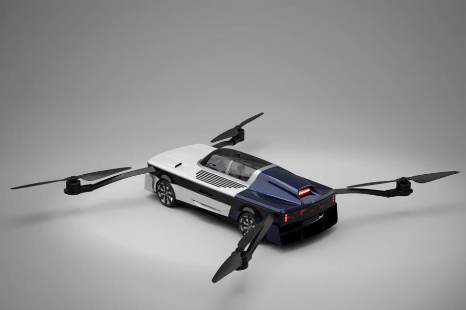 В России разработали проект летающего автомобиля с парашютами для пассажиров