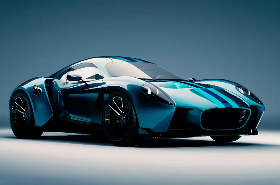 Представлен аналоговый спорткар на базе Ferrari 360 от дизайнера Caterham