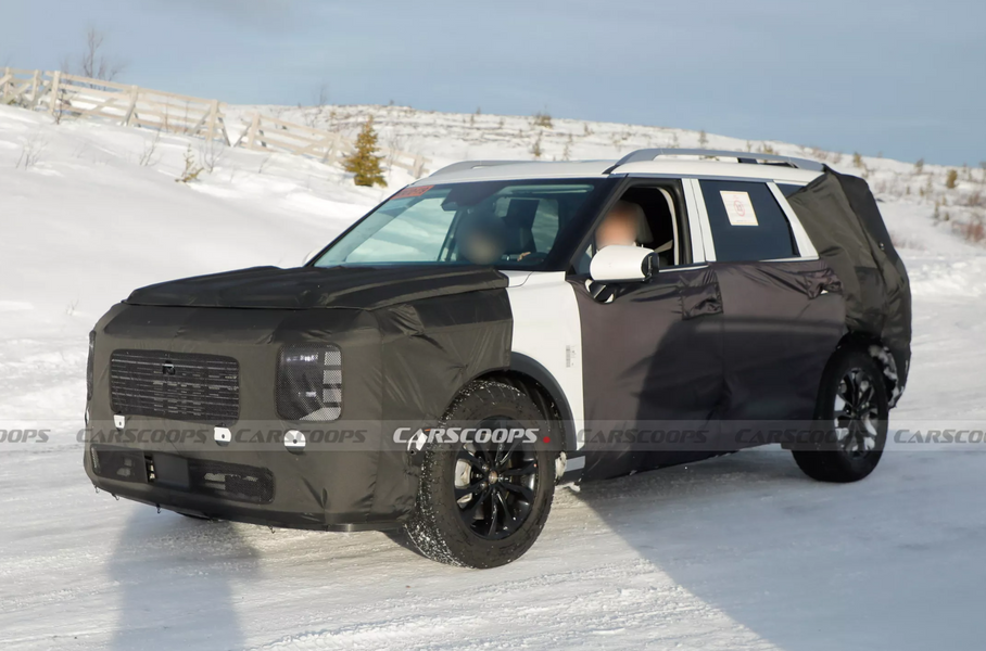 Hyundai готовит «внедорожную» версию нового Palisade: первые снимки