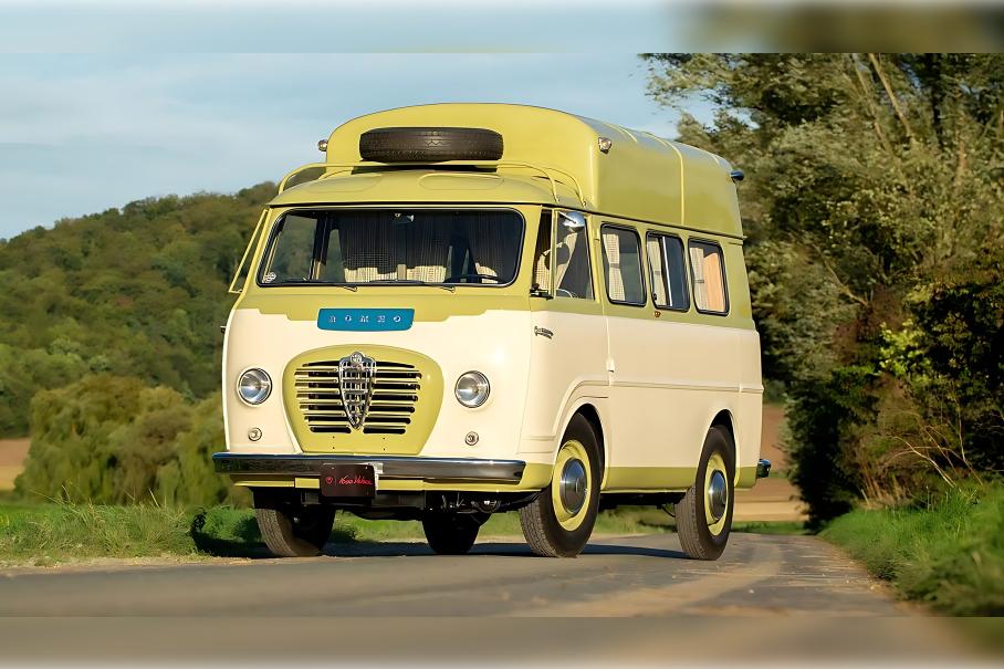 Посмотрите на винтажный кемпер Alfa Romeo, который выставлен на аукцион