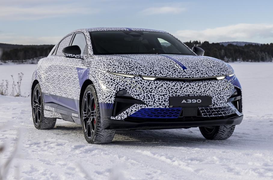 Кроссовер Alpine A390: фотографии с тестов