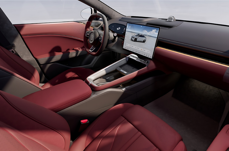 Раскрыт салон нового универсала Zeekr с большой панорамной крышей