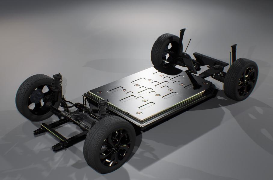 Платформа будущего электрического кроссовера Mazda. Выпускать его будут в Японии, а продавать по всему миру.