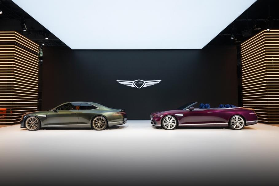 Двойной дебют: представлены концепты Genesis X Gran Coupe и X Gran Convertible