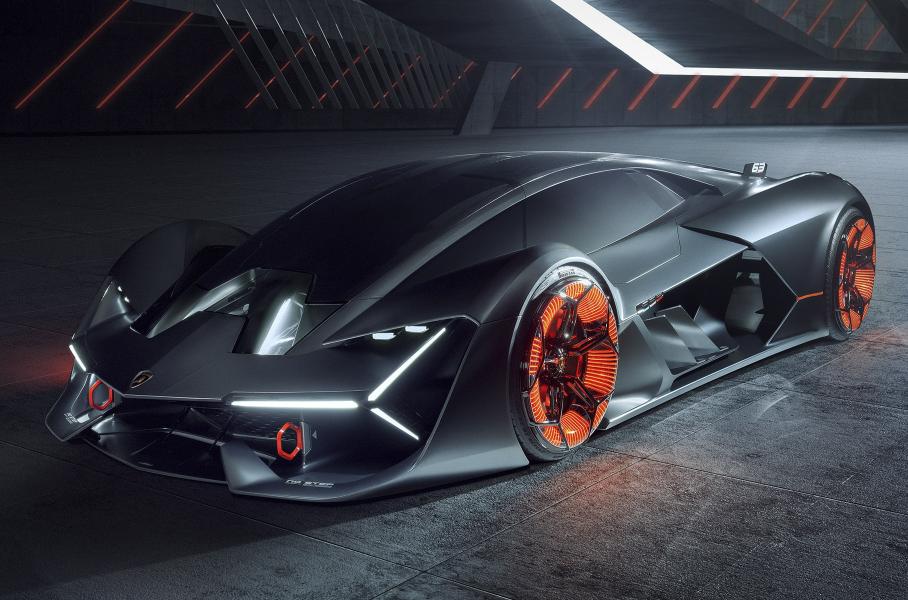 Lamborghini представила суперкар будущего с «самозалечивающимся» кузовом