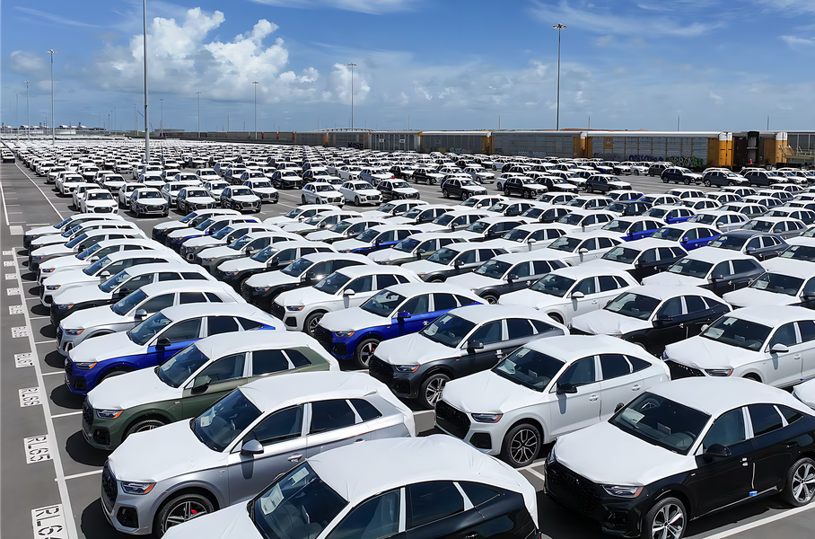 Кроссоверы Audi Q5 в порту США