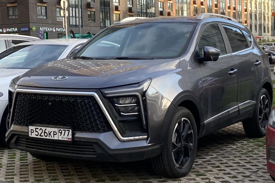 Фотофакт: в России стали собирать новейший кроссовер «Москвич»