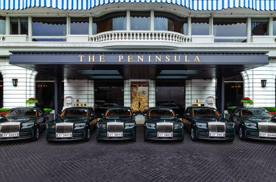 Сделанные на заказ «Роллс-Ройсы» будут возить гостей отеля в Гонконге