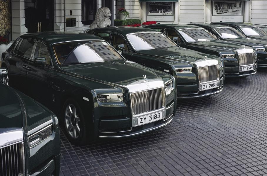 Сделанные на заказ «Роллс-Ройсы» будут возить гостей отеля в Гонконге