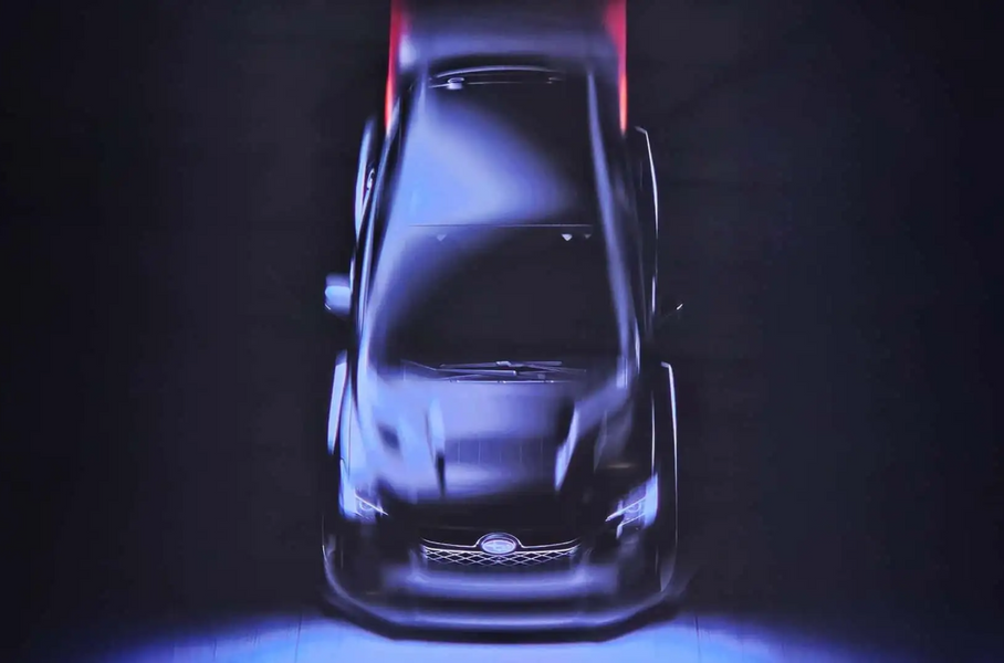 Subaru показала тизер спорткара. Это может быть новый STI