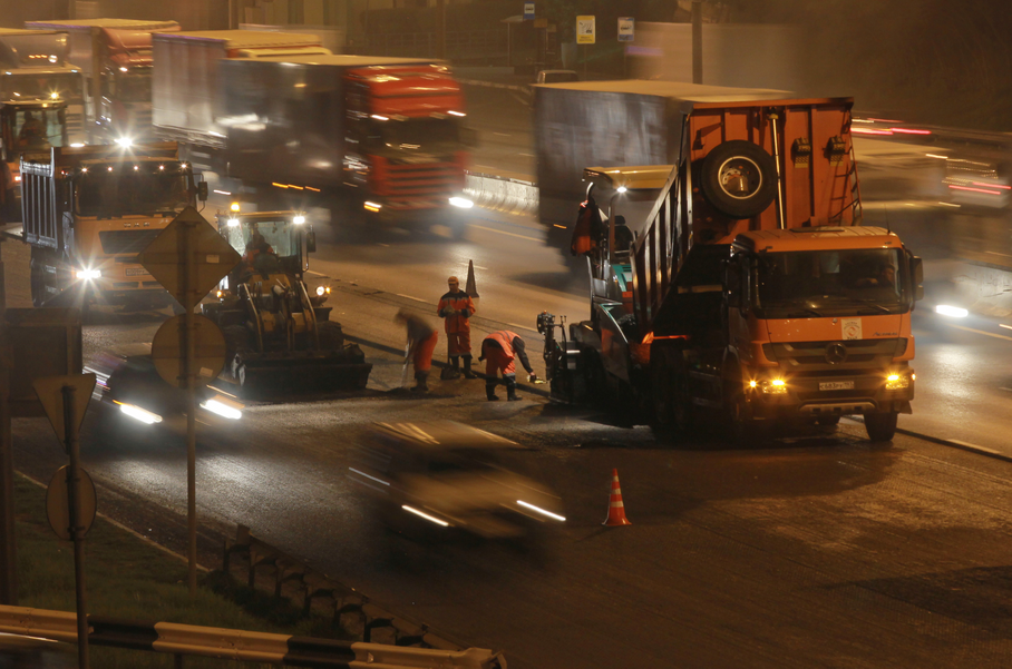 На МКАД обновят более миллиона квадратных метров асфальта