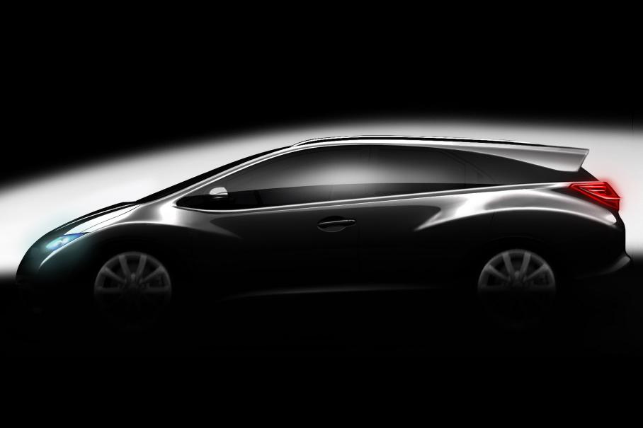 Тизер универсала Honda Civic