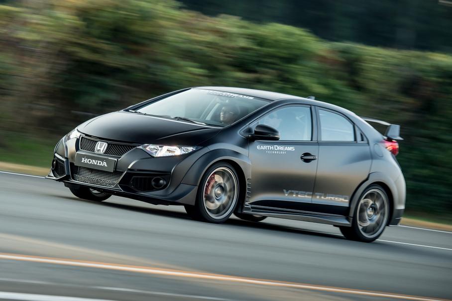Тестовый прототип Honda Civic Type R