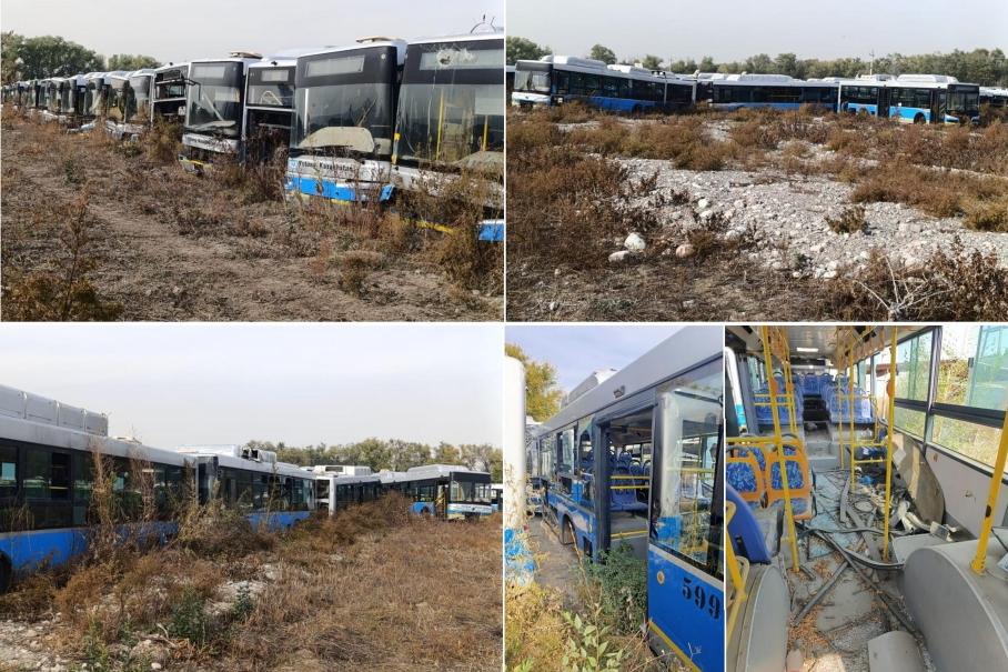 В Казахстане сдадут в металлолом сотни автобусов ЛиАЗ и Yutong