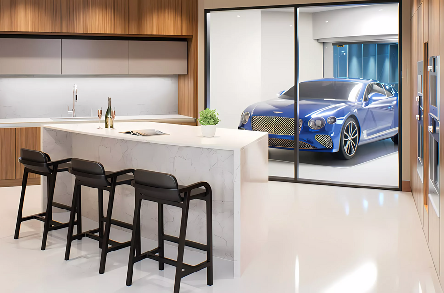 Bentley показала роскошный пентхаус за 3 млрд рублей с лифтом-гаражом