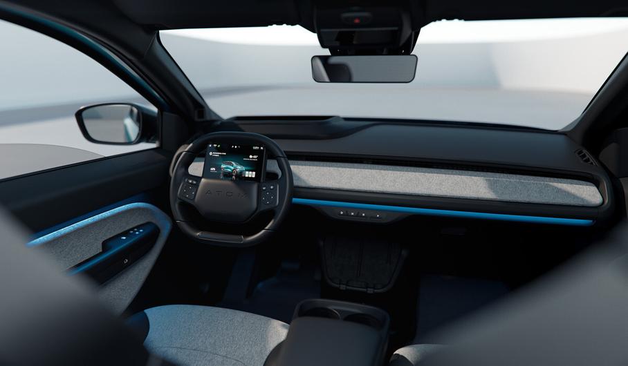 Интерьер электрокара «Атом»