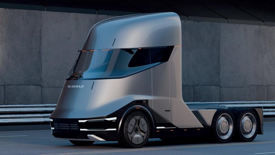 С капотом, но без зеркал: показаны изображения новых КамАЗов