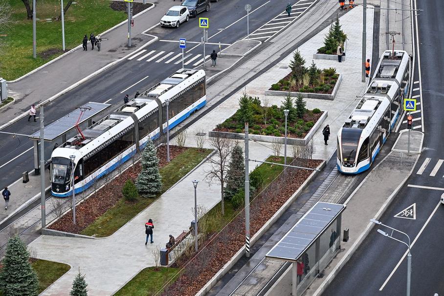 Трамваи в Москве