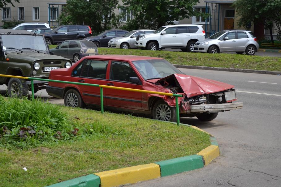 Автомобиль после ДТП